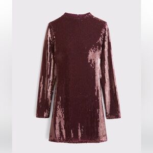 Abercrombie Paloma long sleeve mini dress